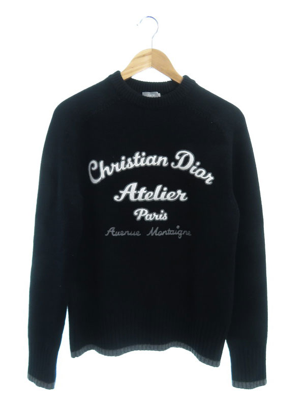 Dior Homme】ディオールオム『アトリエロゴ クルーネックセーター