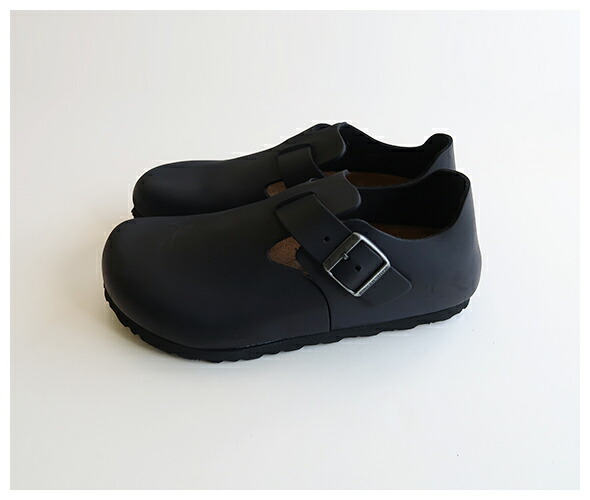 BIRKENSTOCK - London Oiled Leather - BLACK - WOMEN'S