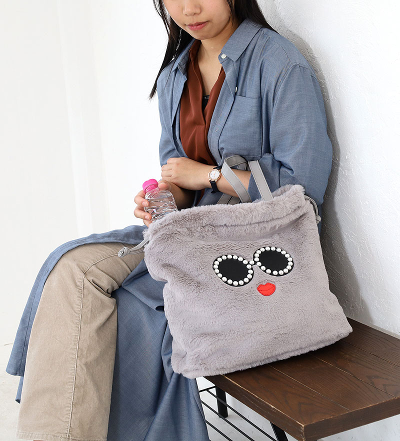 a-jolie パールサングラス トートバッグ | TOZAI NANBOKUYA