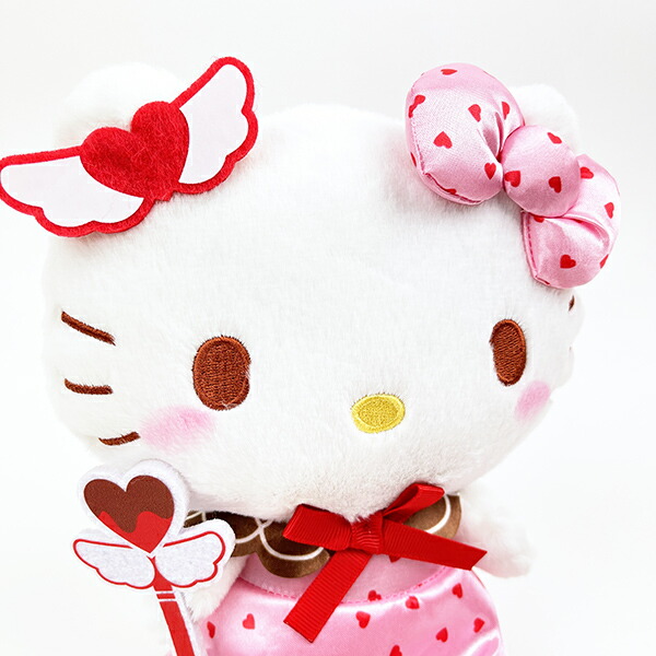 希少♡サンリオ♡キティ♡赤色ハートクッション♡BIGぬいぐるみ