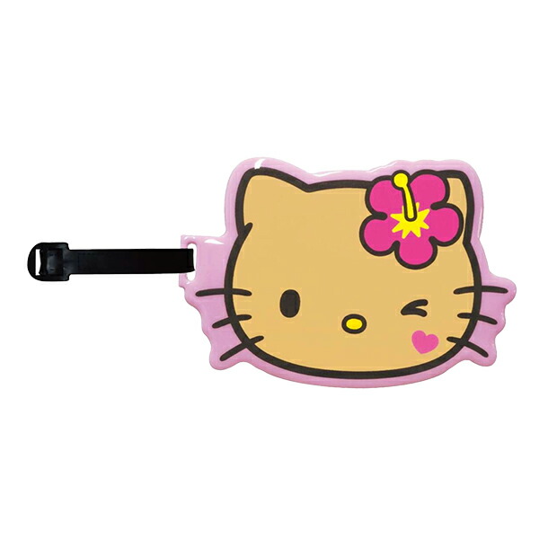 サンリオ ハローキティ 日焼けシリーズ ダイカットPVCケース ピンク