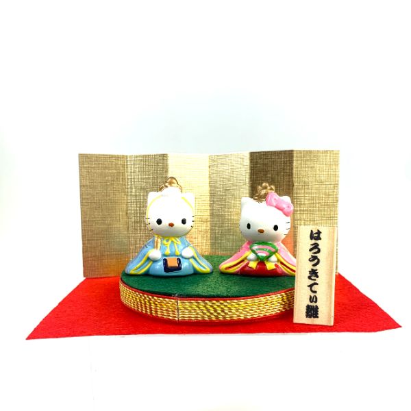 平成 レトロ サンリオ ハローキティ ダニエル 雛人形 ぬいぐるみ