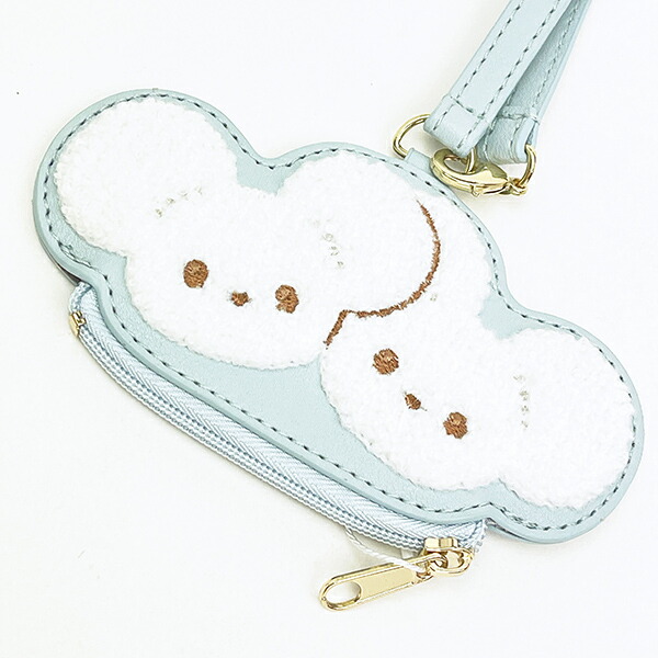 ポケットモンスター おかおサガラミニポーチ ワッカネズミ ポケピース