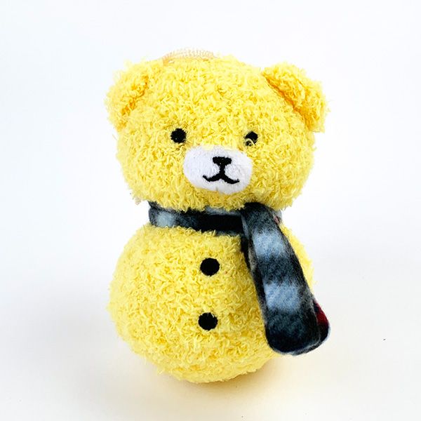 ぬいぐるみ 雪だるまベア イエロー パーフェクトワールド オリジナル