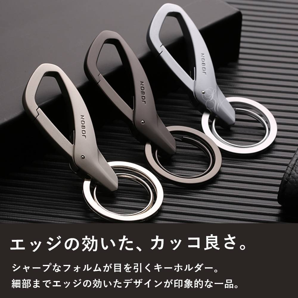 楽天市場】【JOBON公式】カラビナフック キーホルダー シンプル 亜鉛