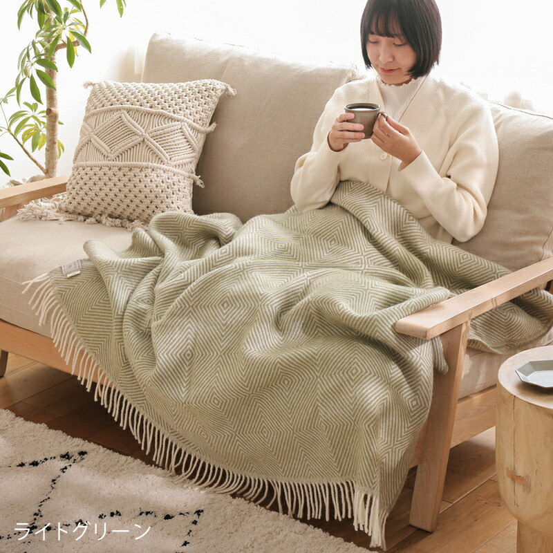 楽天市場】ウールブランケット Silkeborg ダナーヤ グース アイズ