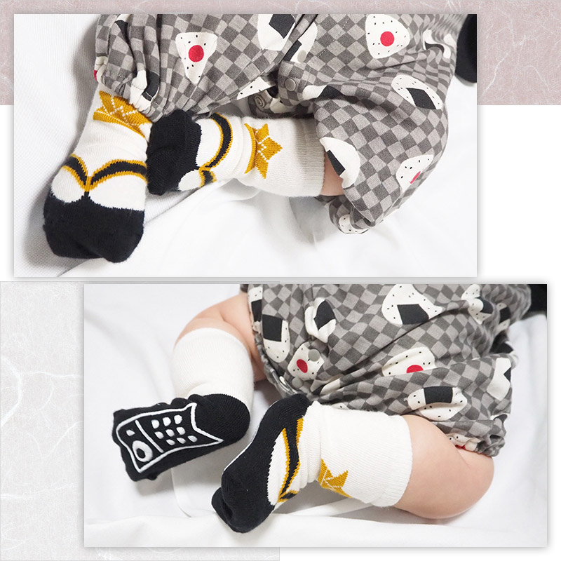 足袋風ソックス 袴 ロンパース 男の子 女の子 袴ロンパース お宮参り