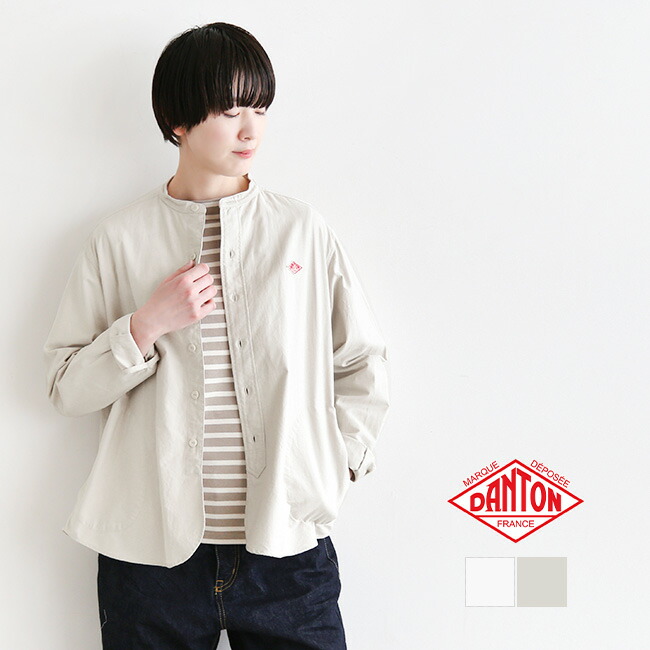 JD-3606YOX]DANTON(ダントン)オックスフォードバンドカラーシャツoHYI
