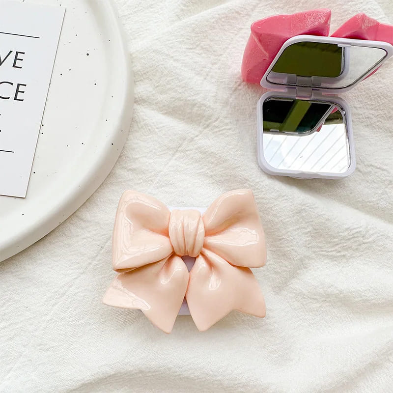 楽天市場】スマホグリップ 韓国 リボン かわいい ミラー おしゃれ