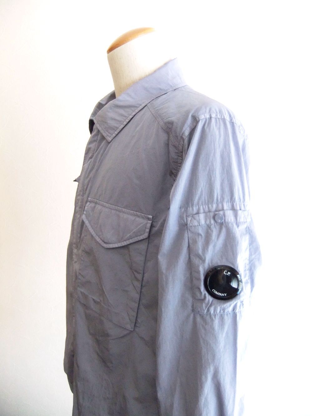 C.P. COMPANY - CHROME-R FULL ZIP OVERSHIRT (ラベンダー) ジップ