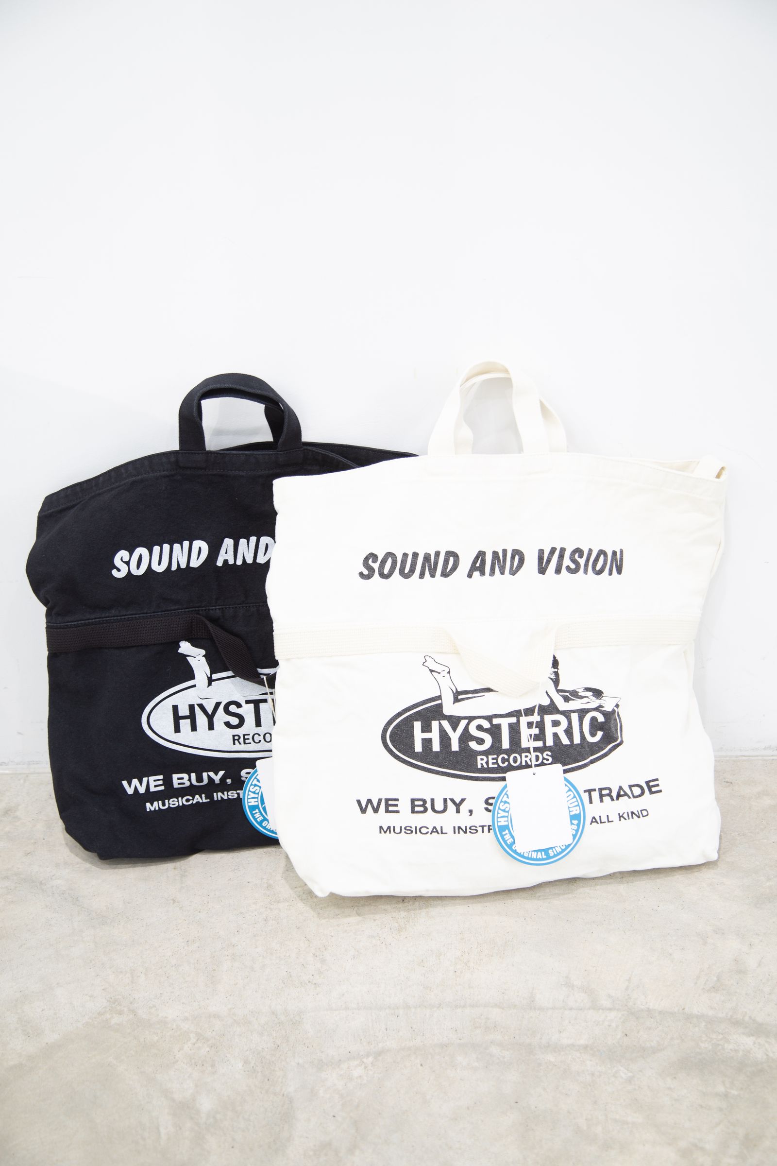 HYSTERIC GLAMOUR - HYSTERIC RECORDS 2WAYトートバッグ | Tempt