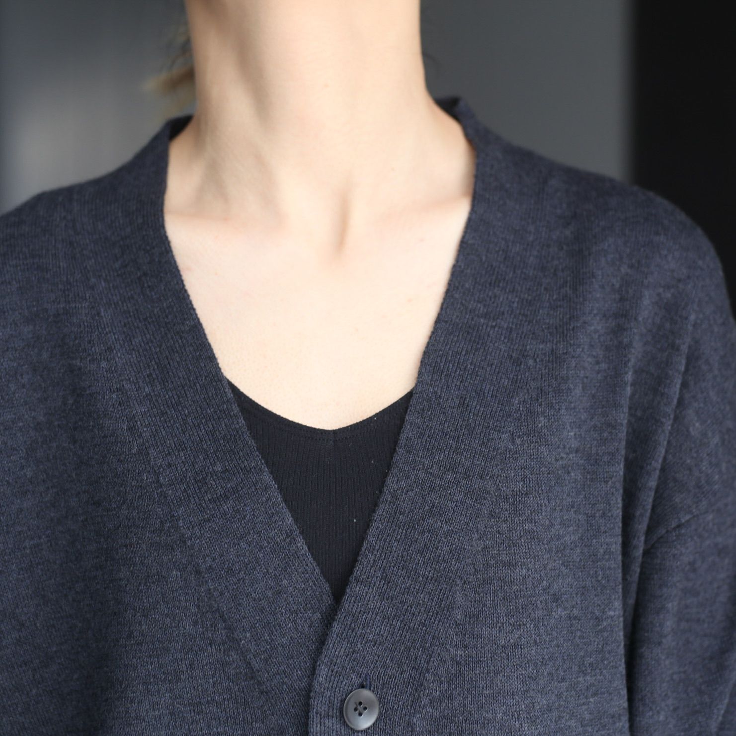 ATON - 【残り一点】Wool Washi Oversized Cardigan | ACRMTSM ONLINE
