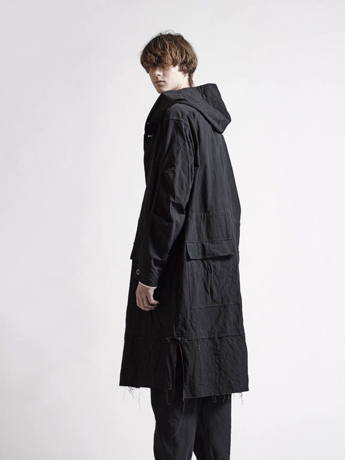 The Viridi-anne - 高密度ウェザーフードコート - BLACK | ADDICT WEB SHOP