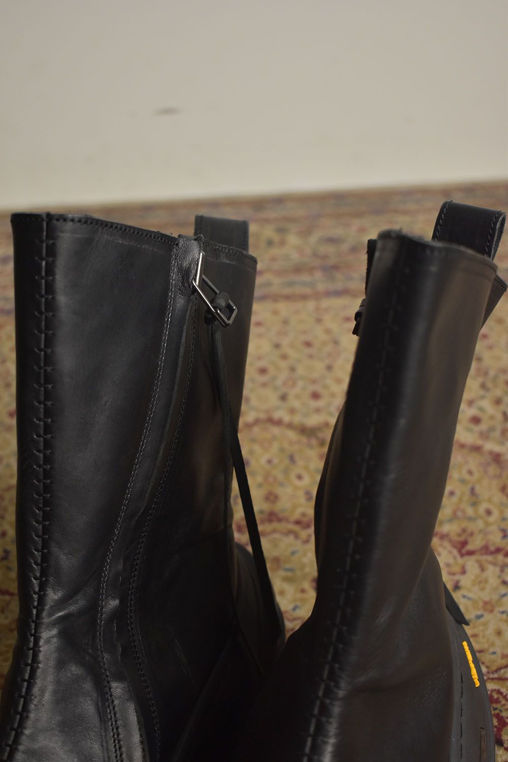 prasthana - Over Lock Side Zip Boots_Maryam Horse Front 
