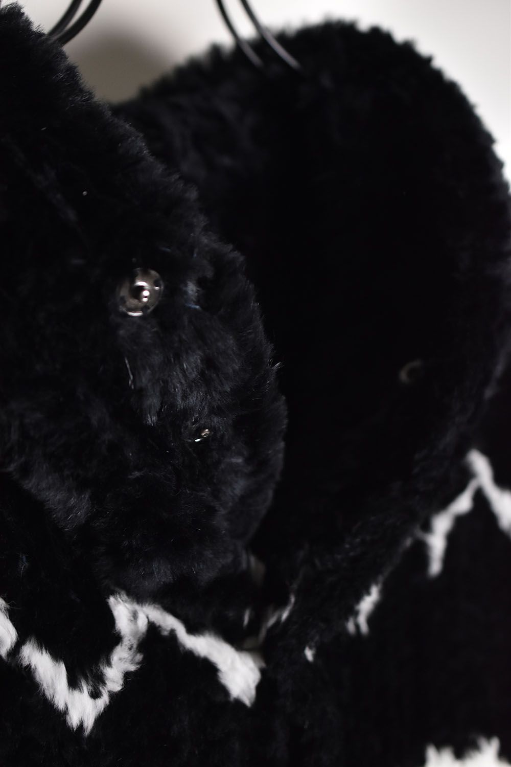 ISAMU KATAYAMA BACKLASH - Rabbit Fur Knit Hoodie