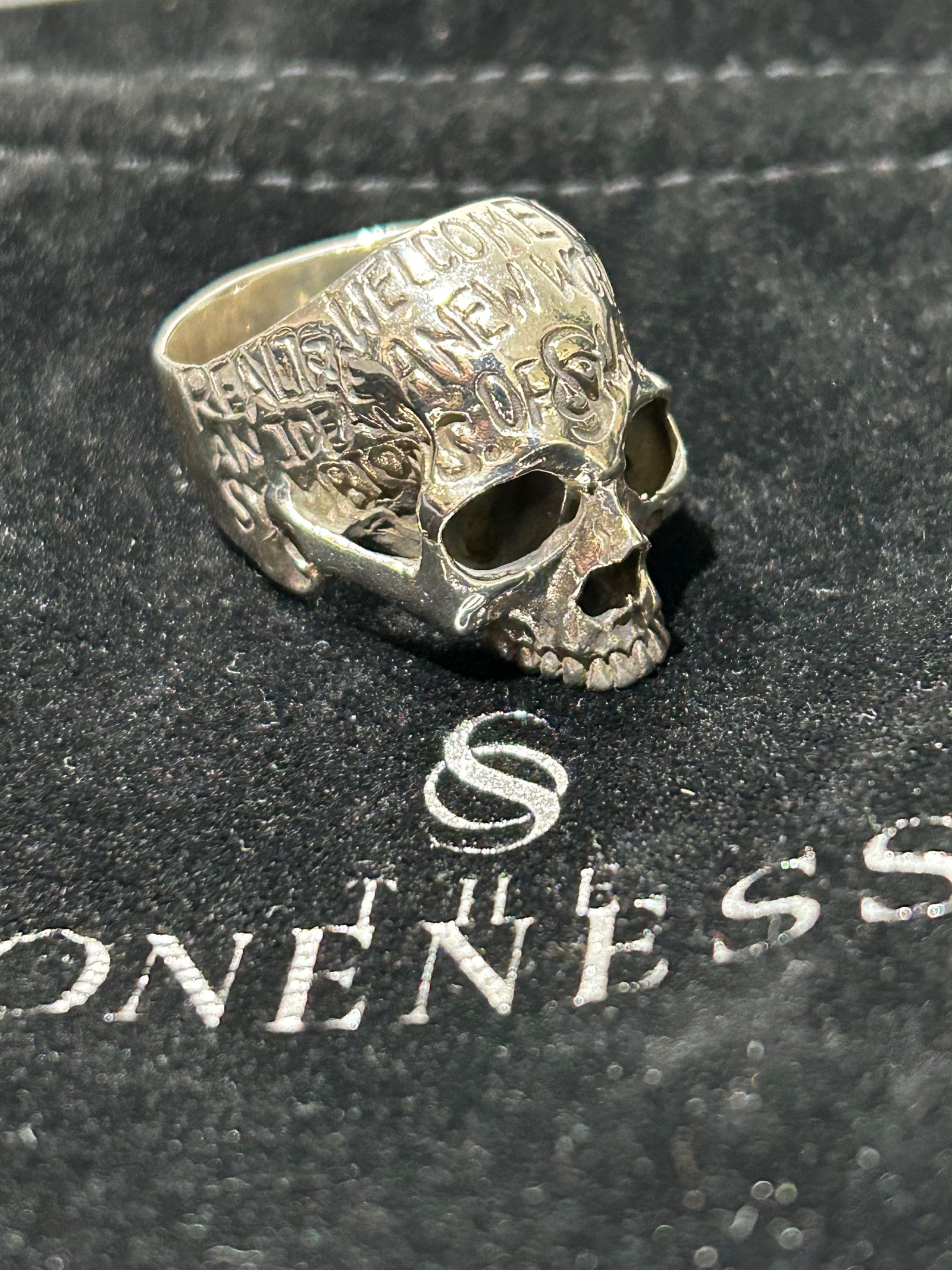 THE ONENESS - THEONENESS Philosophy SkullRing / スカルリング