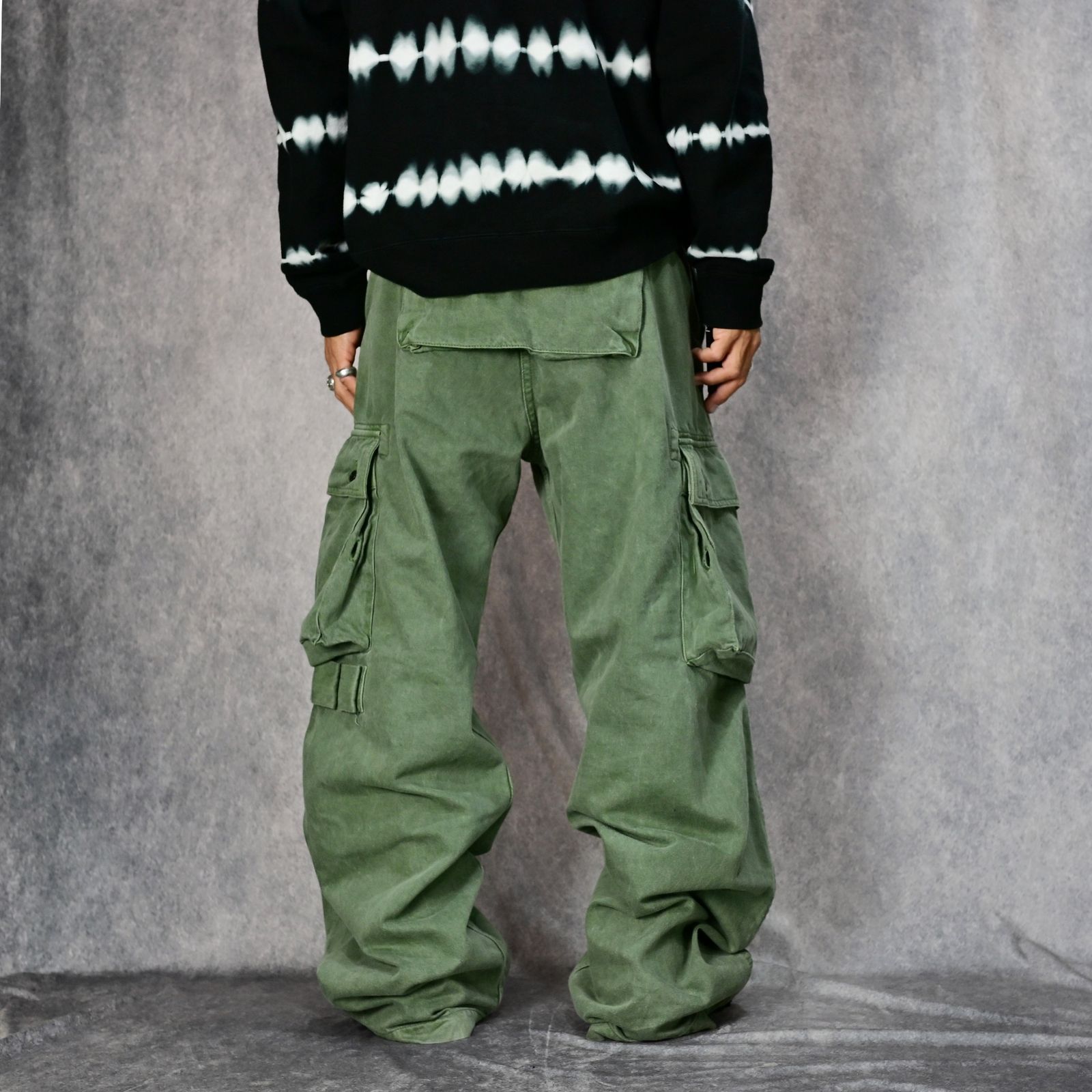 MINEDENIM - Denim Wide Cargo PS （KHA） / デニム ワイド カーゴ