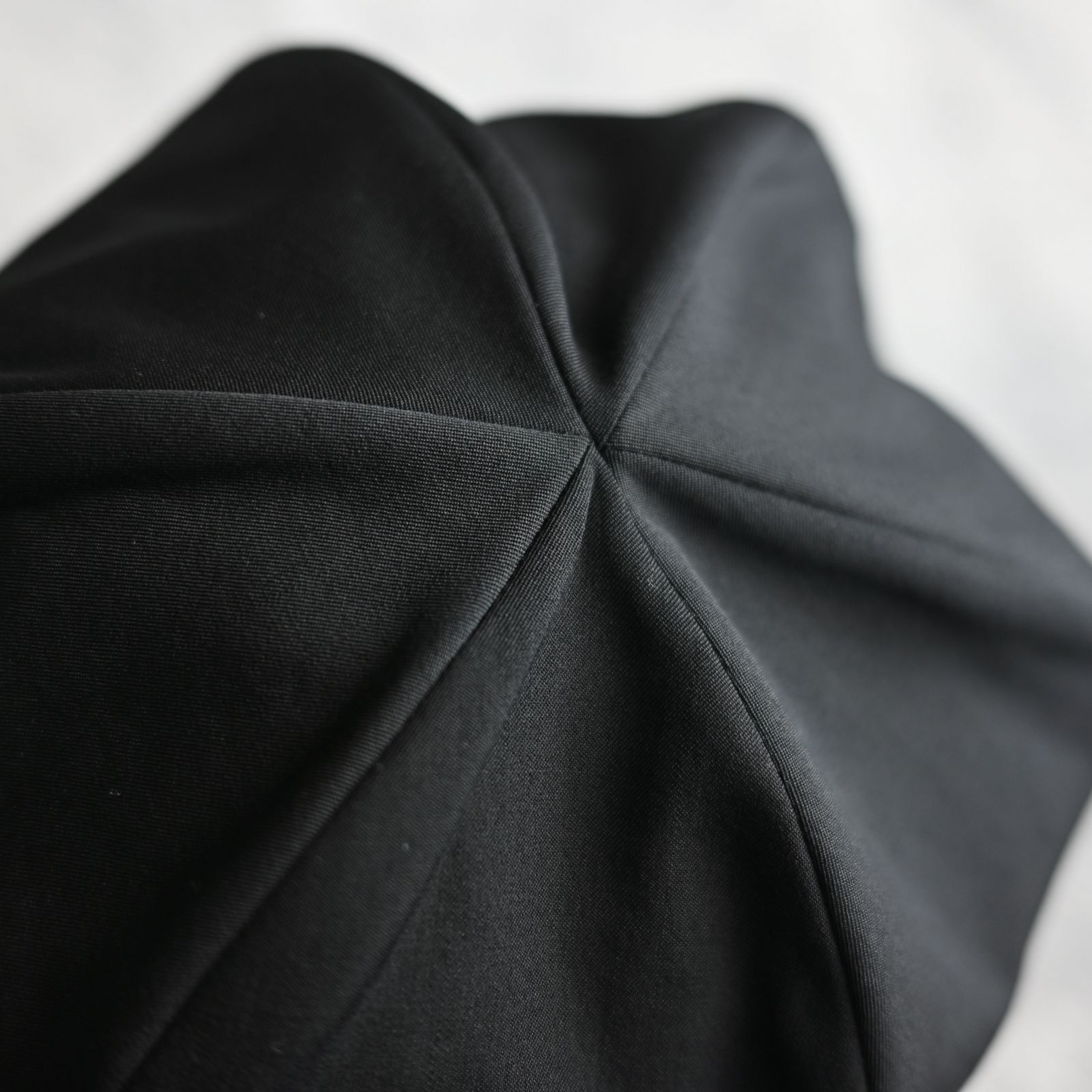 yohji yamamoto - WOOL GABARDINE CASQUETTE （BLACK） / キャスケット