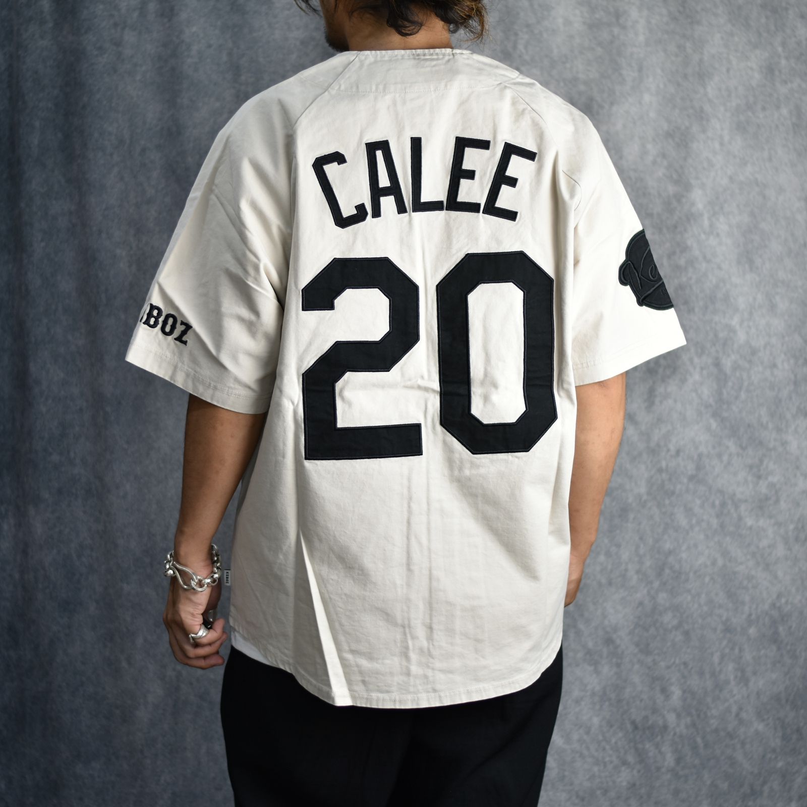 CALEE - × KEBOZ BASEBALL SHIRT (IVORY) / × ケボズ ベースボール
