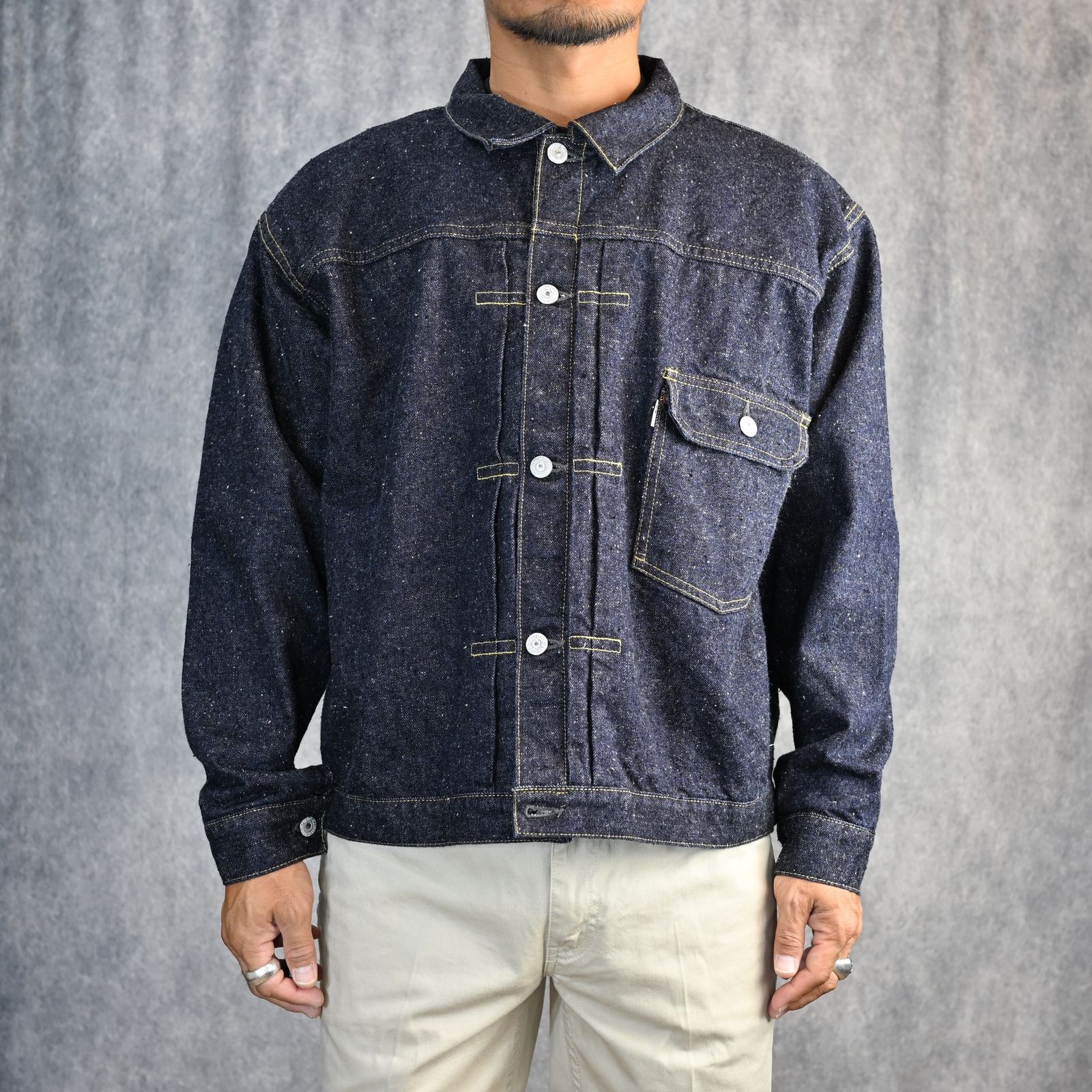 New Manual - #018 LV T-BACK JACKET WITH COTTON LINER ONE-WASHED