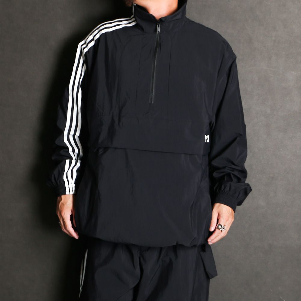 Y-3 - 3S NYL HZ - BLACK / ナイロン ハーフジップジャケット / JD9796