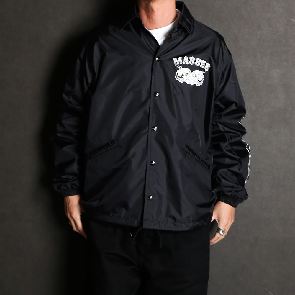 美品 MASSES COACH JKT SPLATTER コーチジャケット 美品 MASSES COACH