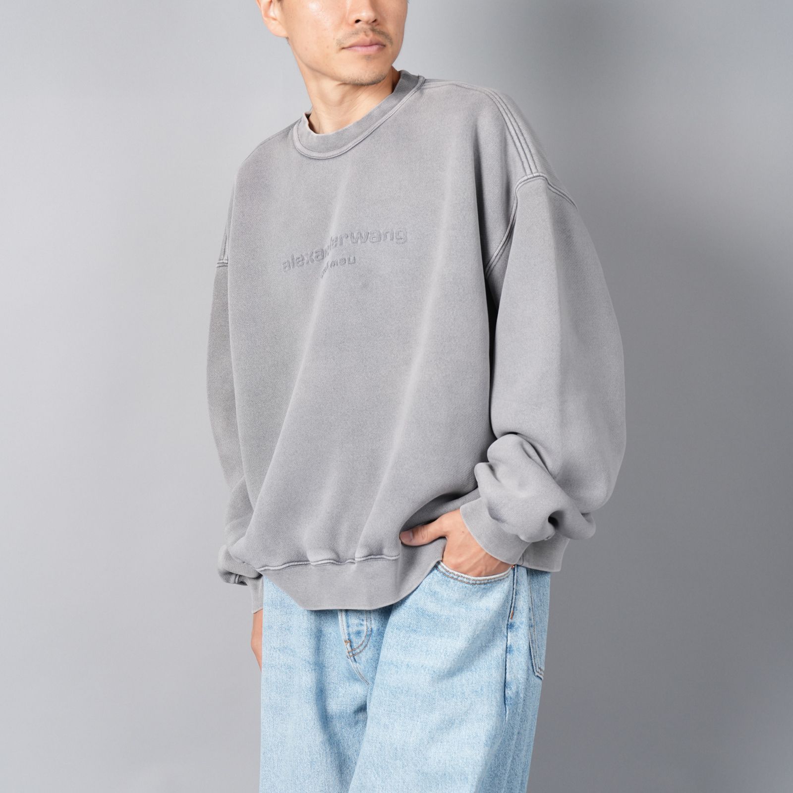 alexander wang - 【ラスト1点】BI-COLOR ACID SWEATSHIRT WITH