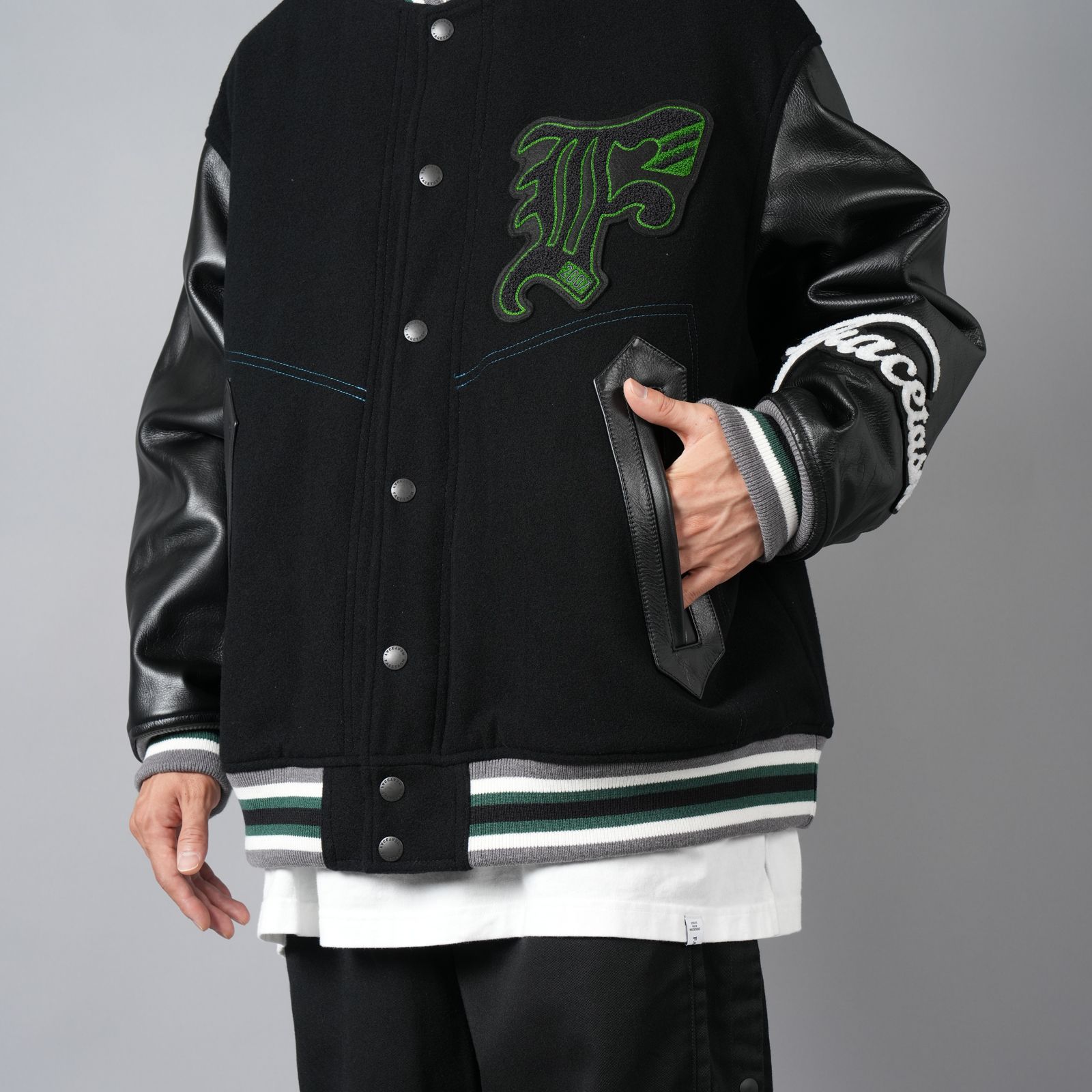 FACETASM - 【ラスト1点】PATCHED STADIUM JACKET / パッチド