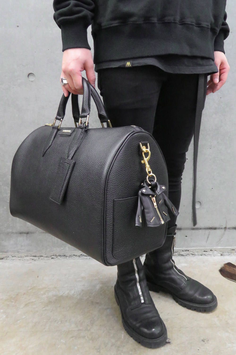 Moon age Devilment - レザーライダースキーホルダー | laid-back