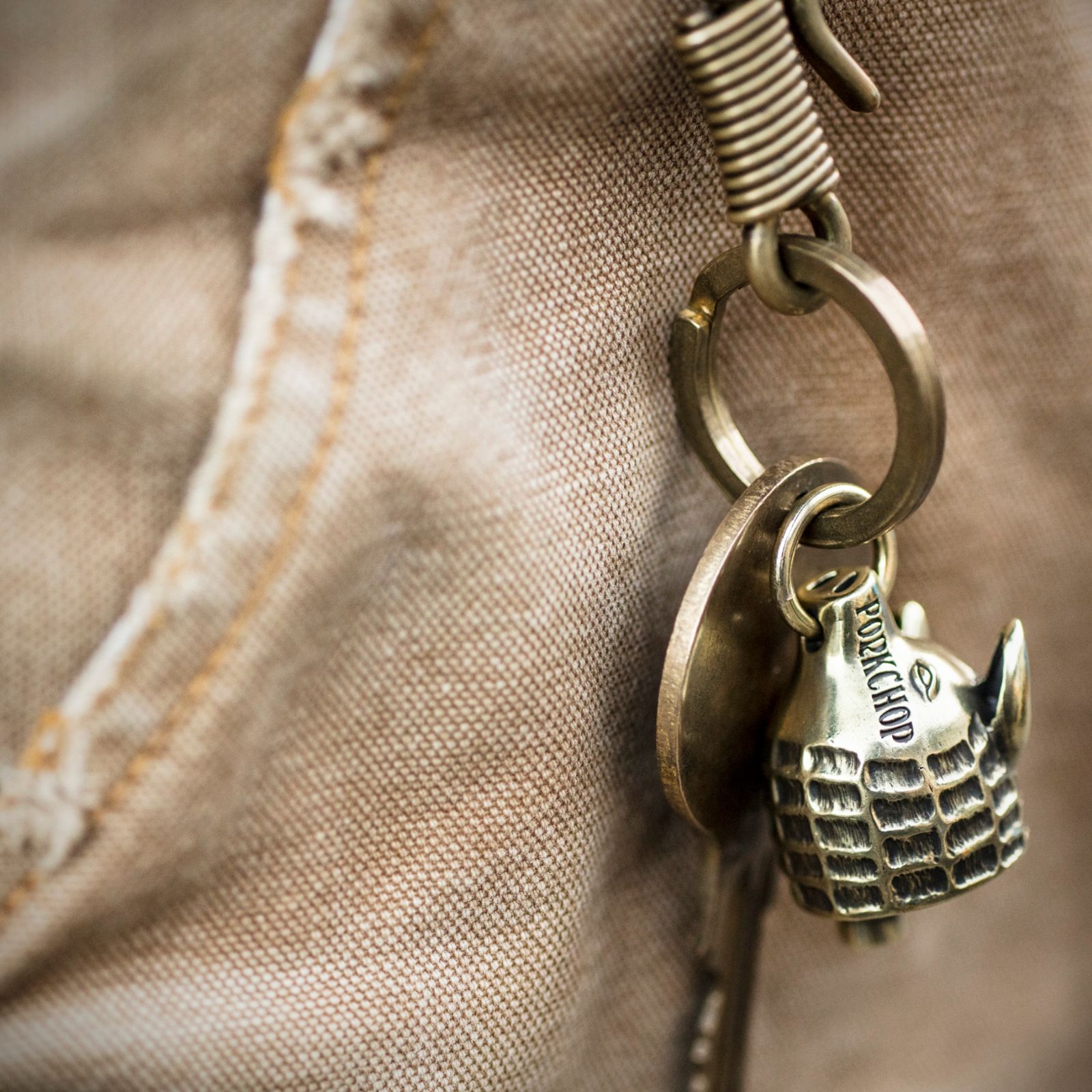 PORKCHOP GARAGE SUPPLY - P's GUARDIAN BELL (BRASS) / ピーナッツ