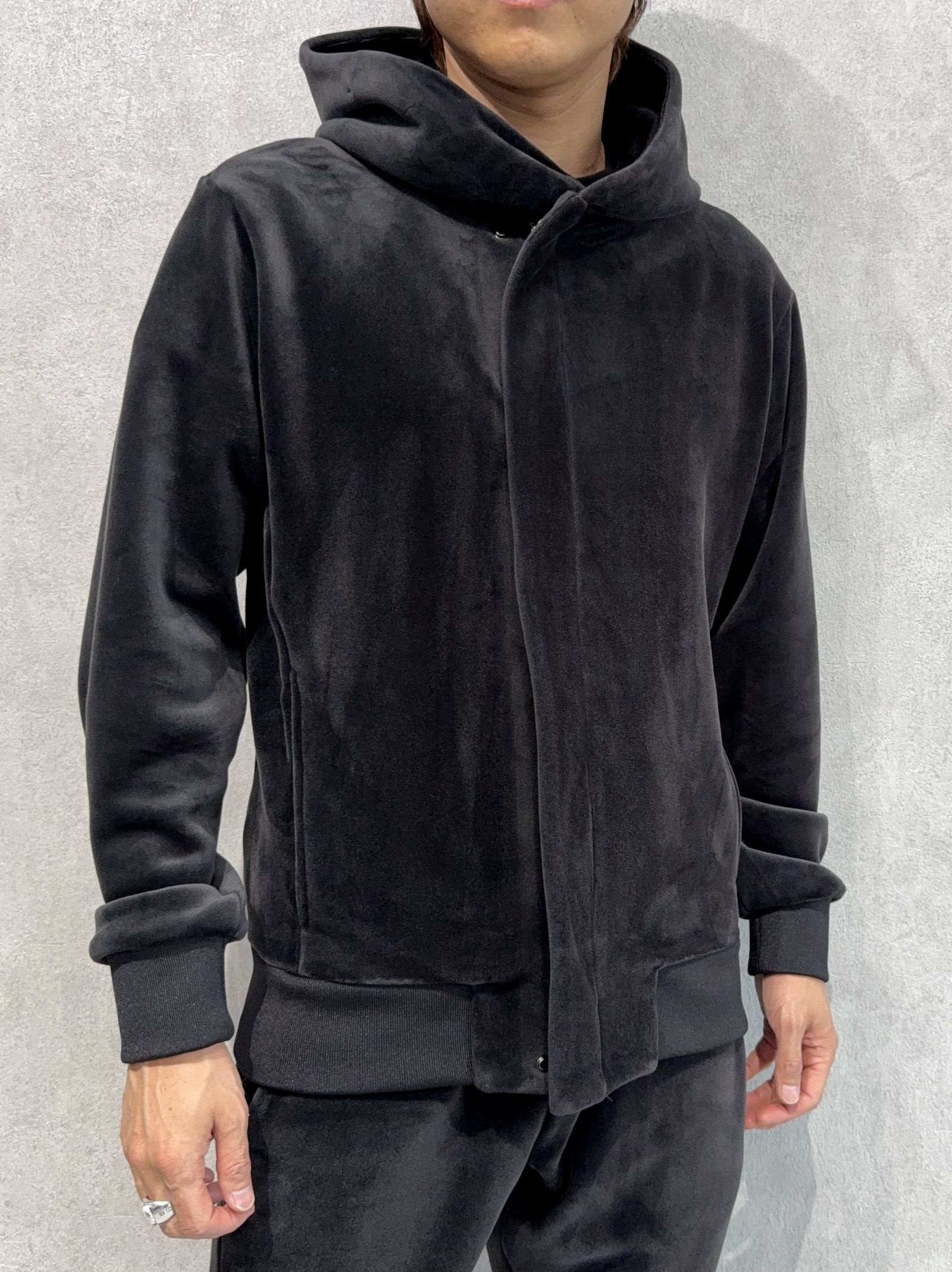 1PIU1UGUALE3 RELAX - ヘビーベロアラップセットアップ / uso-25097