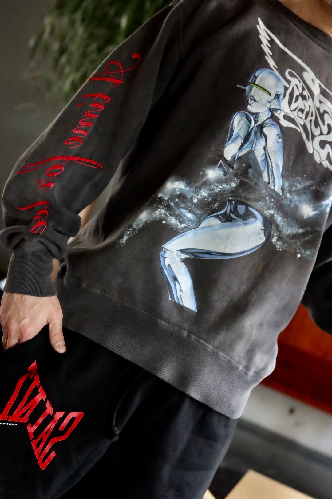 セントマイケル22SS SWEAT SHIRT SORAYAMA