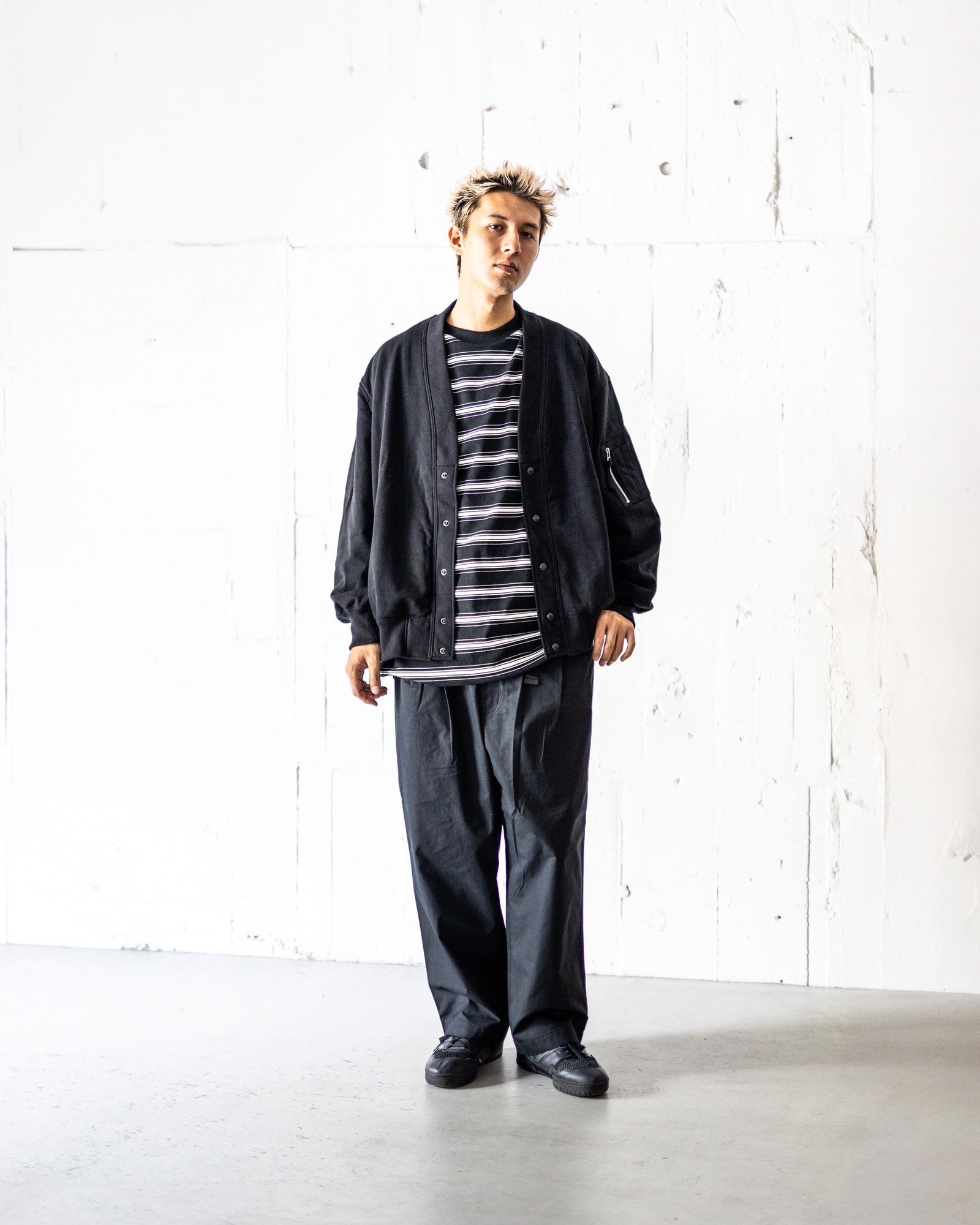 COMME des GARCONS HOMME 綿エステル裏毛カーディガン 8月9日(土)新作