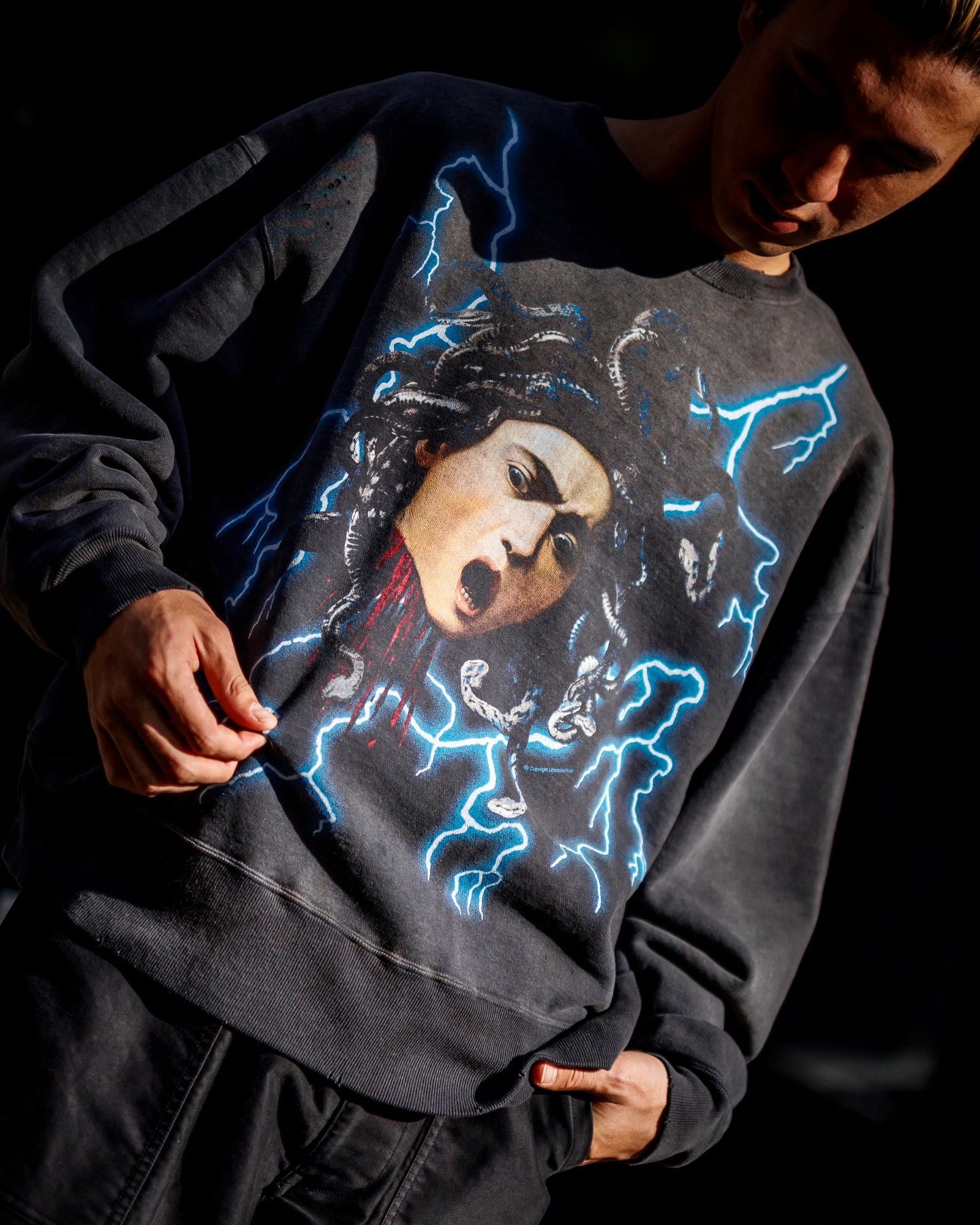 SAINT M×××××× - セントマイケル24AW MEDUSA CREW SWT(SM-YS1-0000-029