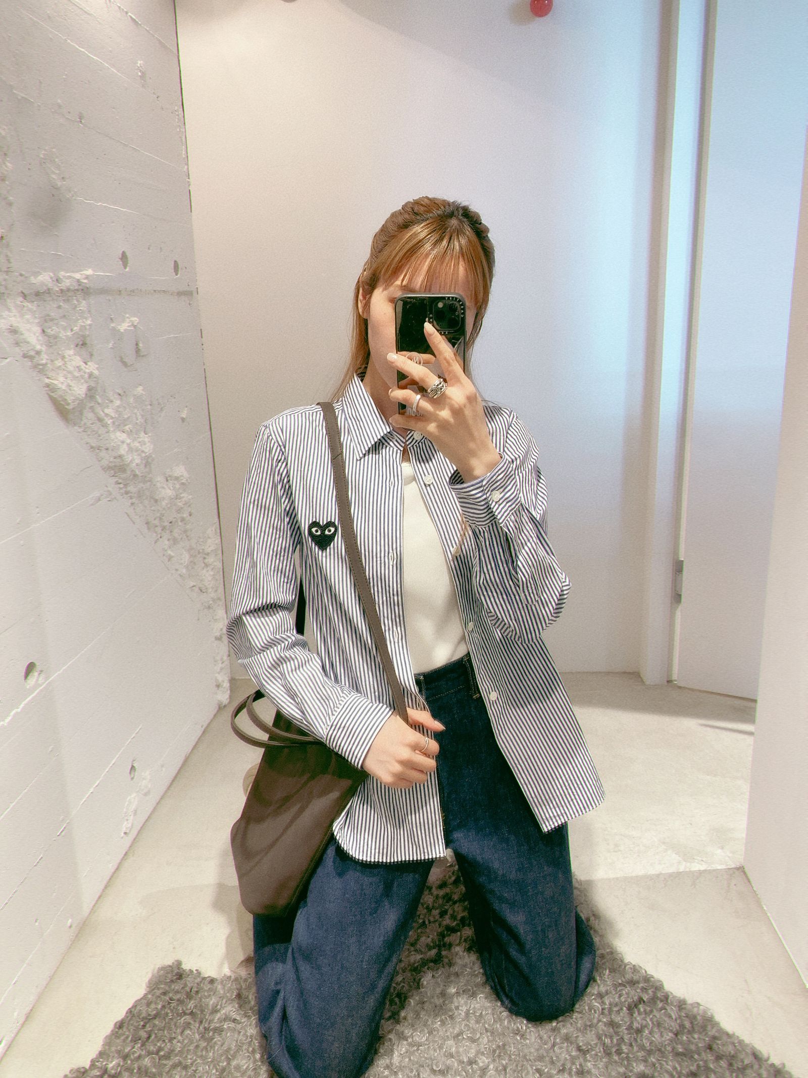 PLAY COMME des GARCONS(プレイコムデギャルソン) ストライプシャツ