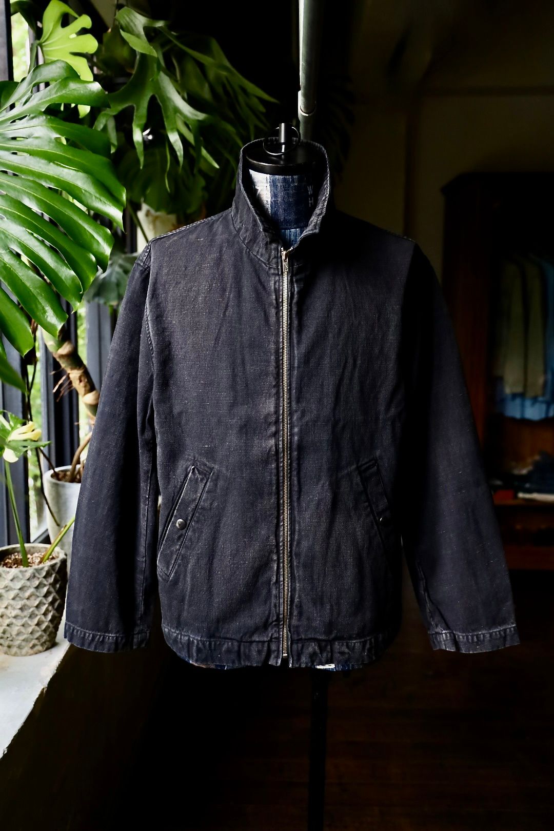 A.PRESSE - Silk Hemp French Air Force Pilot Jacket(24AAP-01-32H