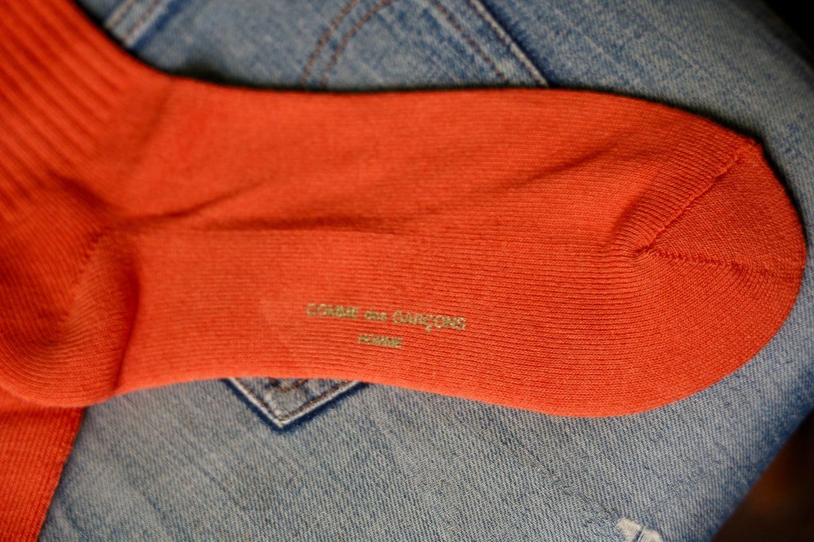 COMME des GARCONS HOMME - コムデギャルソンオム24AW ロゴソックス(HN