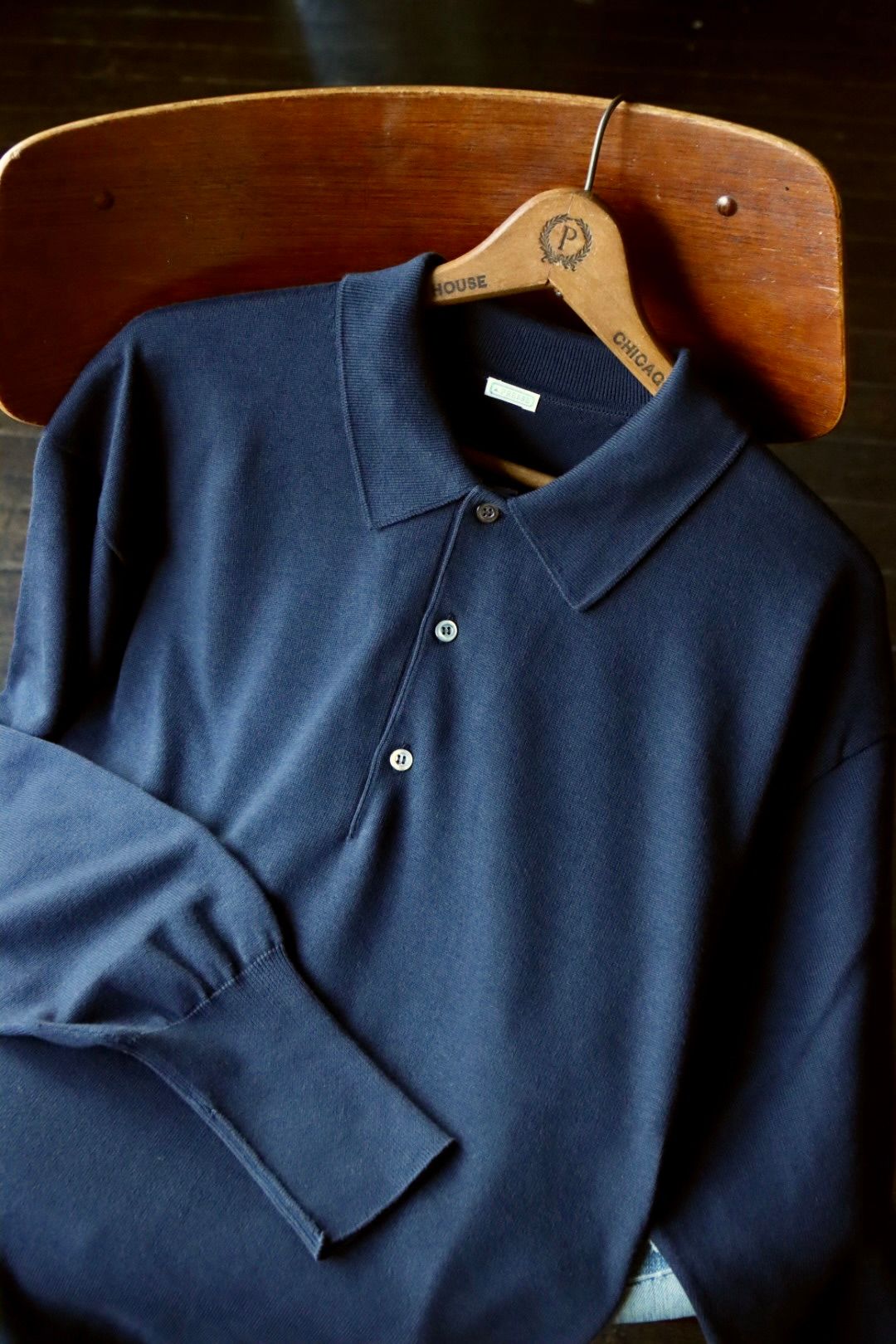 A.PRESSE - アプレッセ24SS ポロシャツCotton Knit L/S Polo Shirts