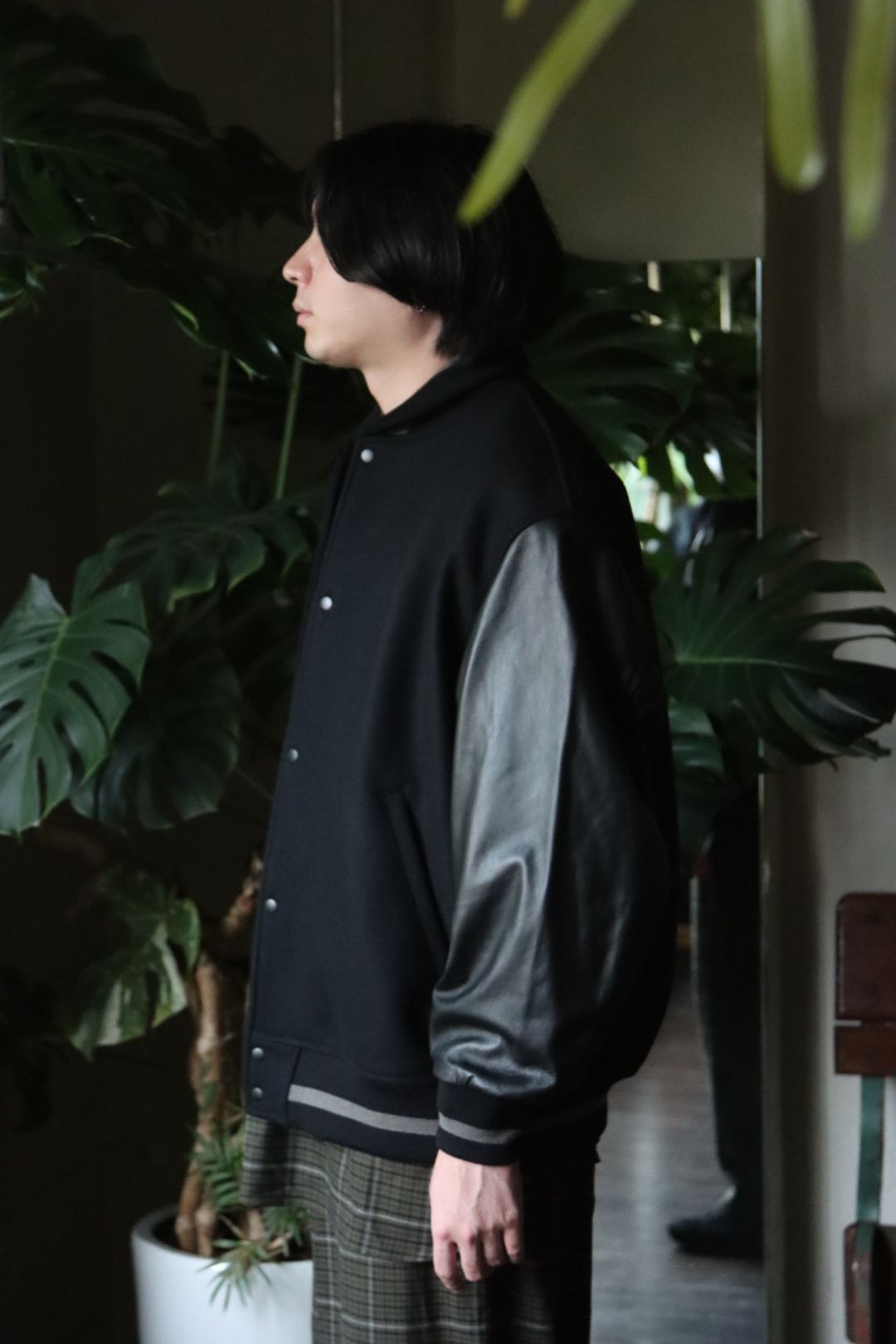 Graphpaper Scale Off Melton Stadium Jacket style.2022.9.10 | 2746