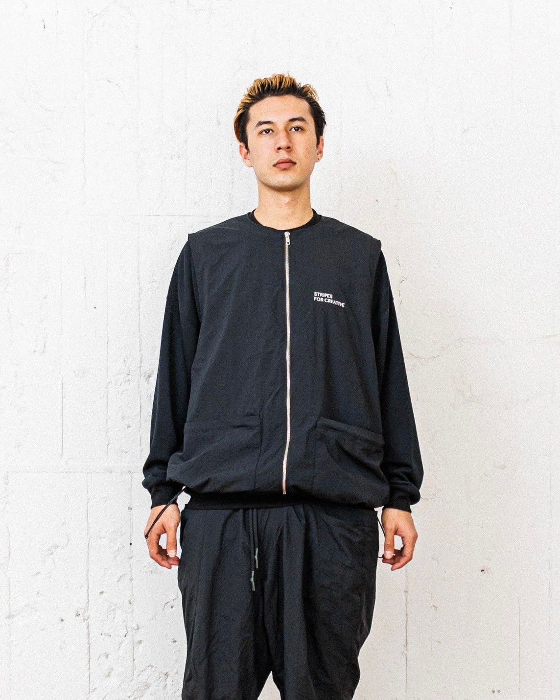 Stripes For Creative - S.F.C 25SS エスエフシー STITCHED ZIP VEST