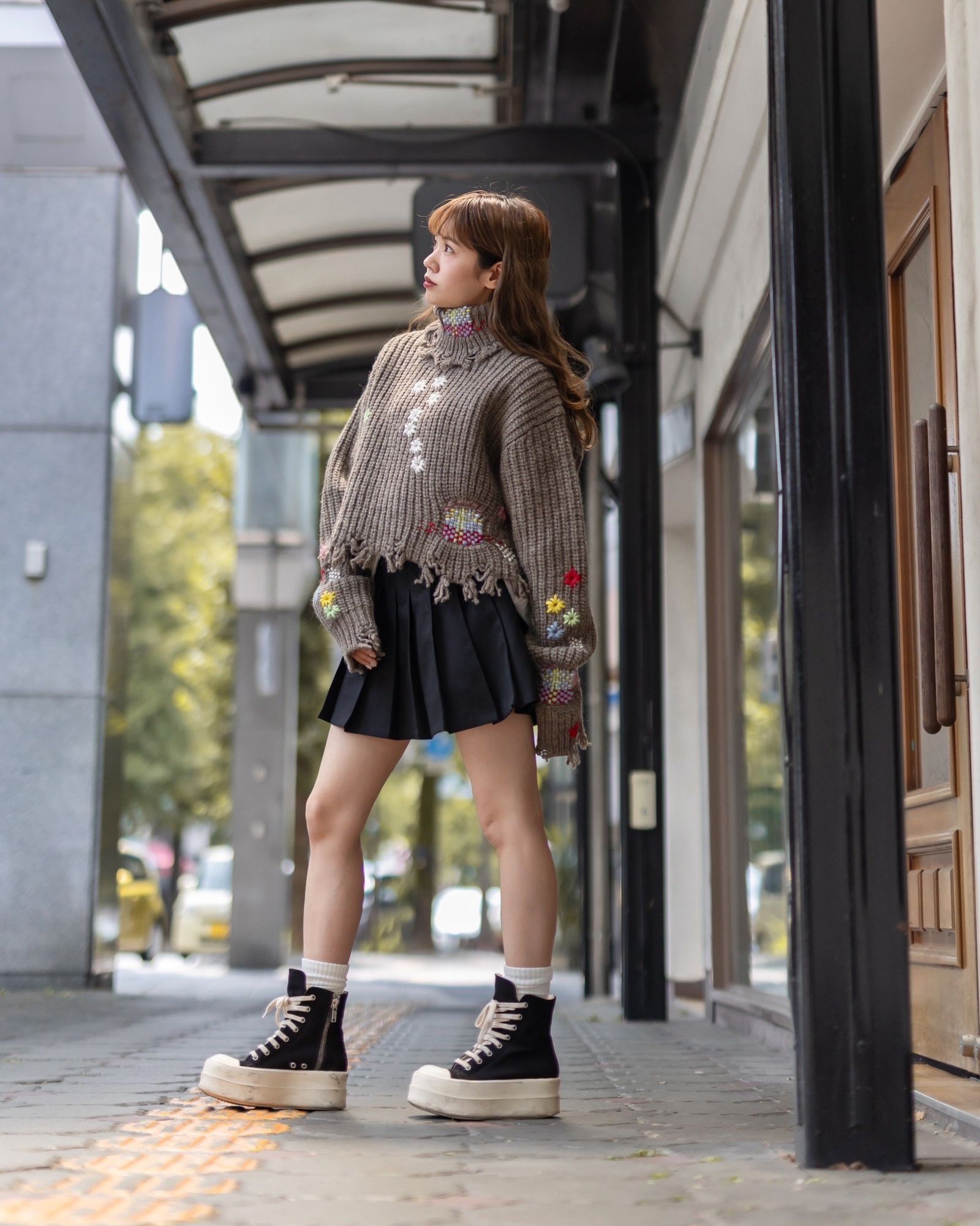 doublet 24FW 新作DARNING CUT OFF KNIT PULLOVER style.2024.8.9