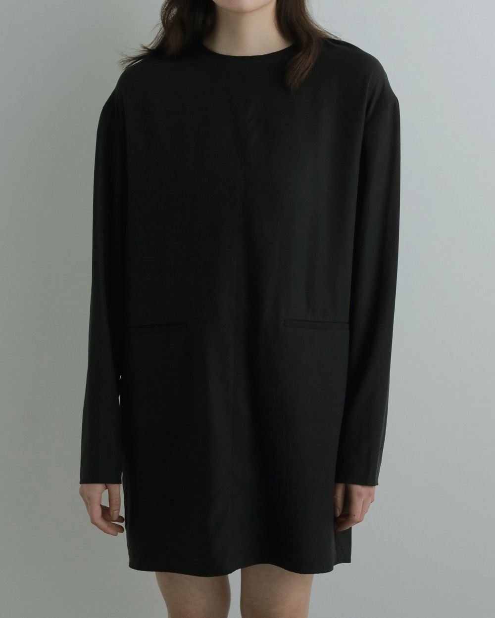 ànuke - Cocoon Mini Onepiece / コクーン ミニワンピース (ブラック