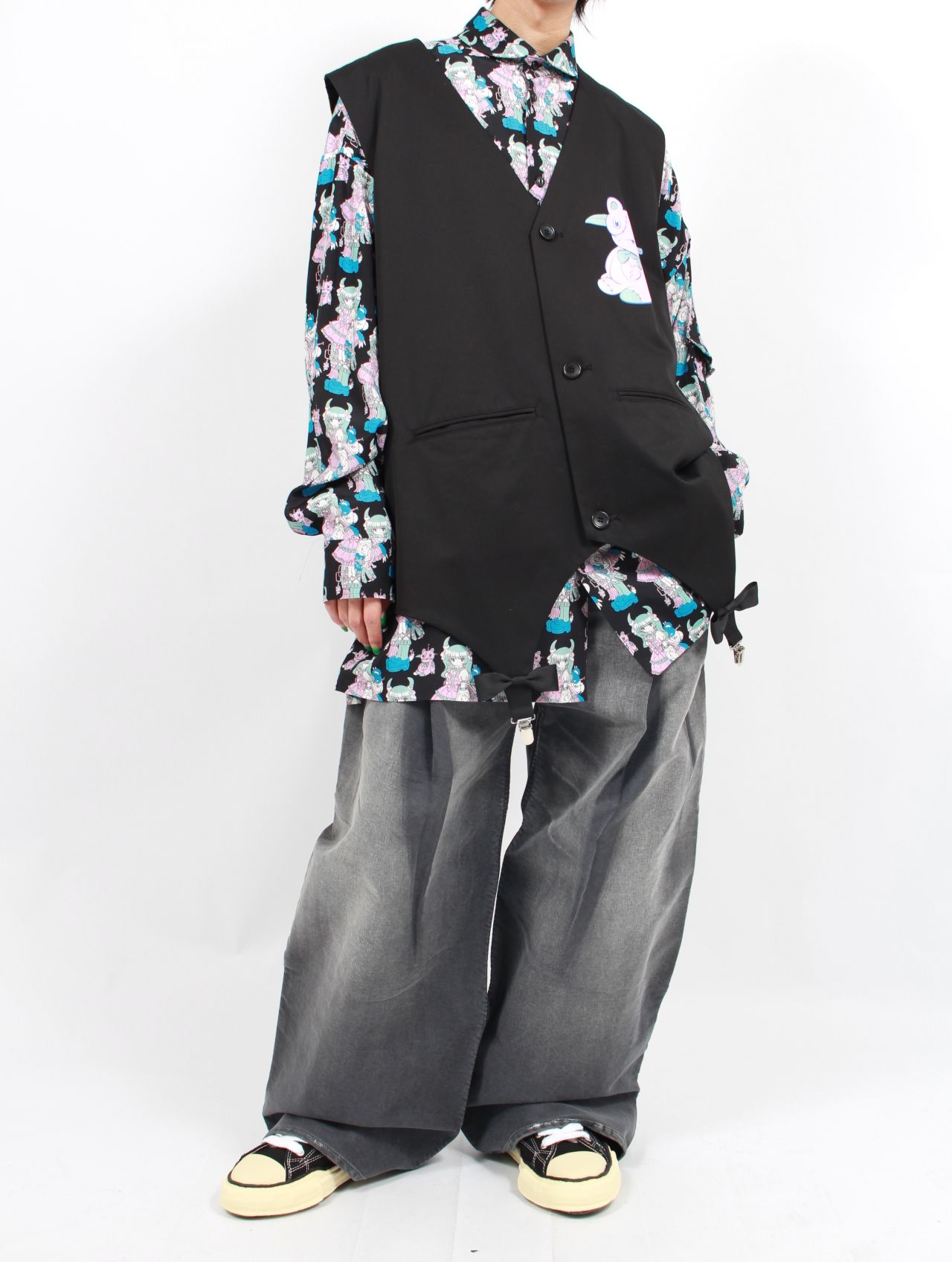 KIDILL - 【25SS】ガーター ジレ ロリータ ガール アートワーク バイ