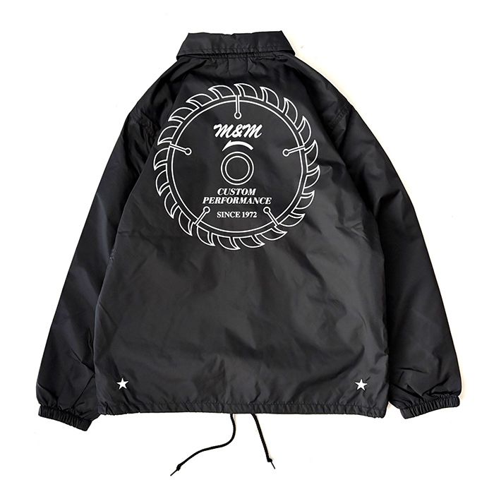 M&M CUSTOM PERFORMANCE - Coach Jacket / BLACK / コーチジャケット