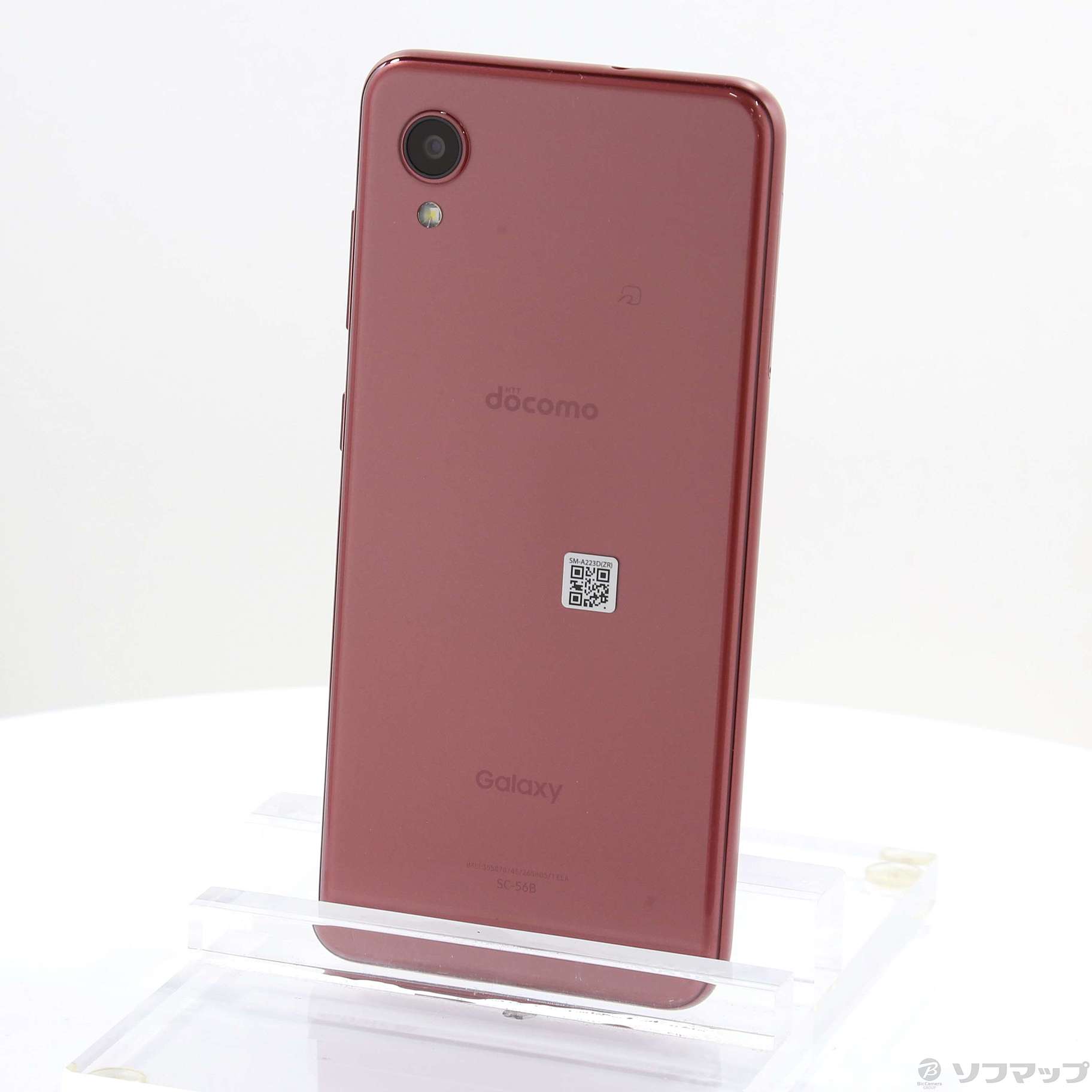 Galaxy スマートフォン 赤 SC-56B SIM解除済み 中古】Galaxy A22 5G