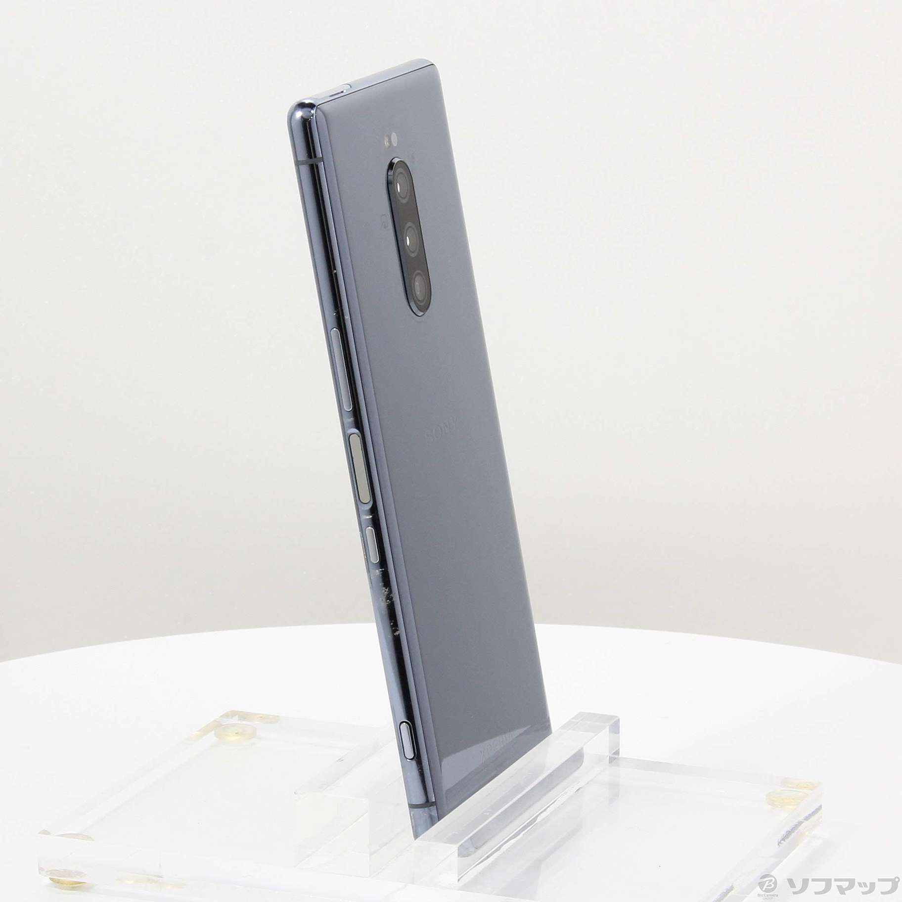 中古】Xperia 1 64GB グレー SOV40 auロック解除SIMフリー