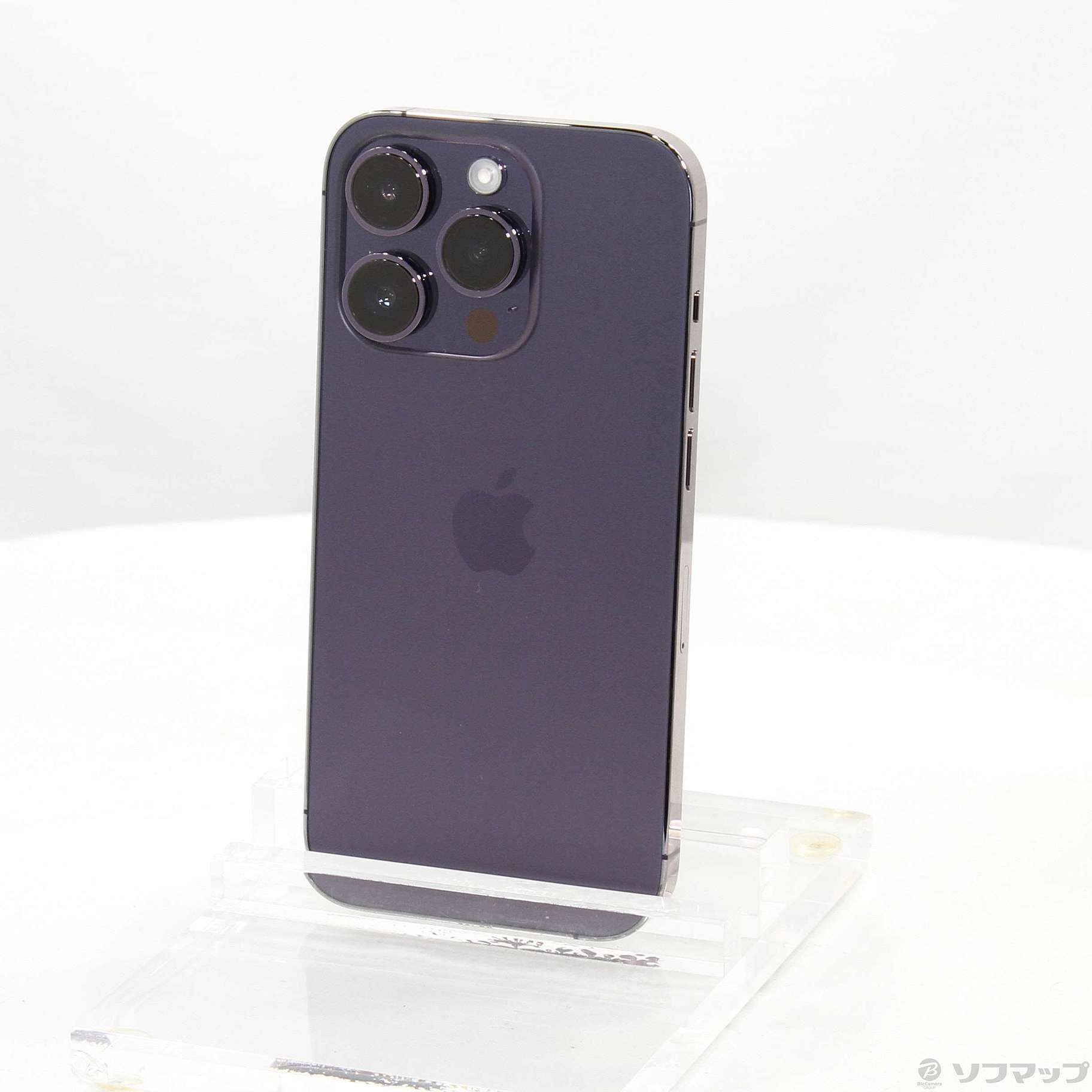 中古】セール対象品 iPhone14 Pro 128GB ディープパープル MQ0F3J／A