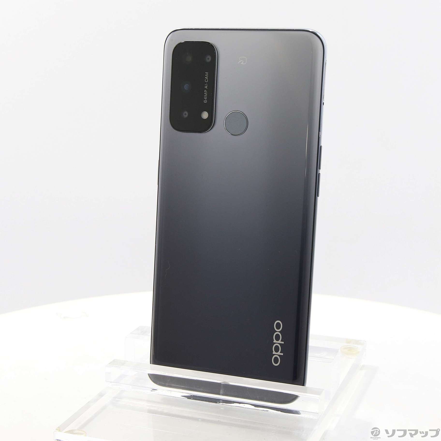 SIMフリー OPPO Reno5 A 64GB シルバーブラック 電池良好 OPPO Reno5 A