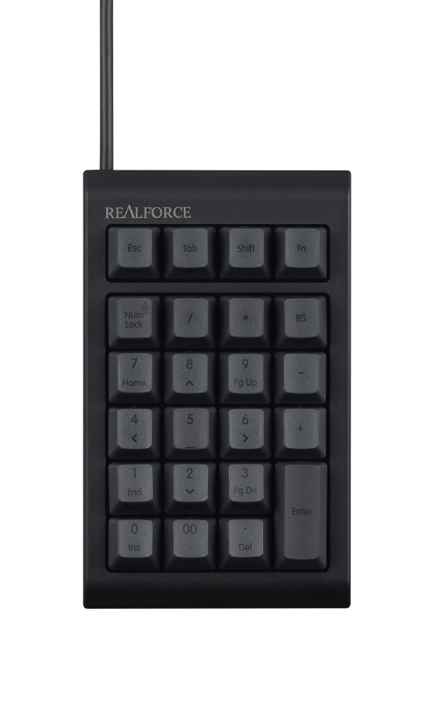 テンキー REALFORCE「RT1」(Mac/Windows11対応) ブラック T1UX11