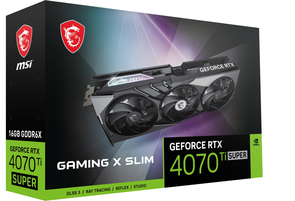 グラフィックボード GeForce RTX 4070 Ti SUPER 16G GAMING X SLIM